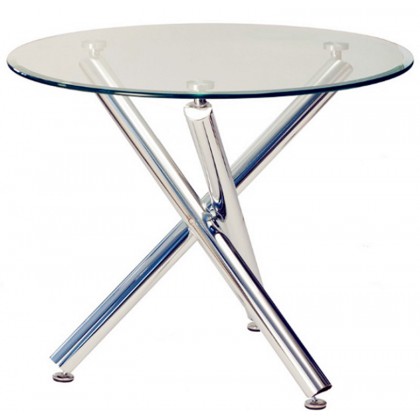 Classic Glass Round Table